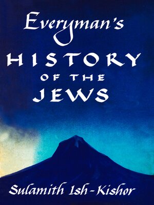 cover image of Everyman's History of the Jews